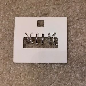 Silver Hoop Earrings